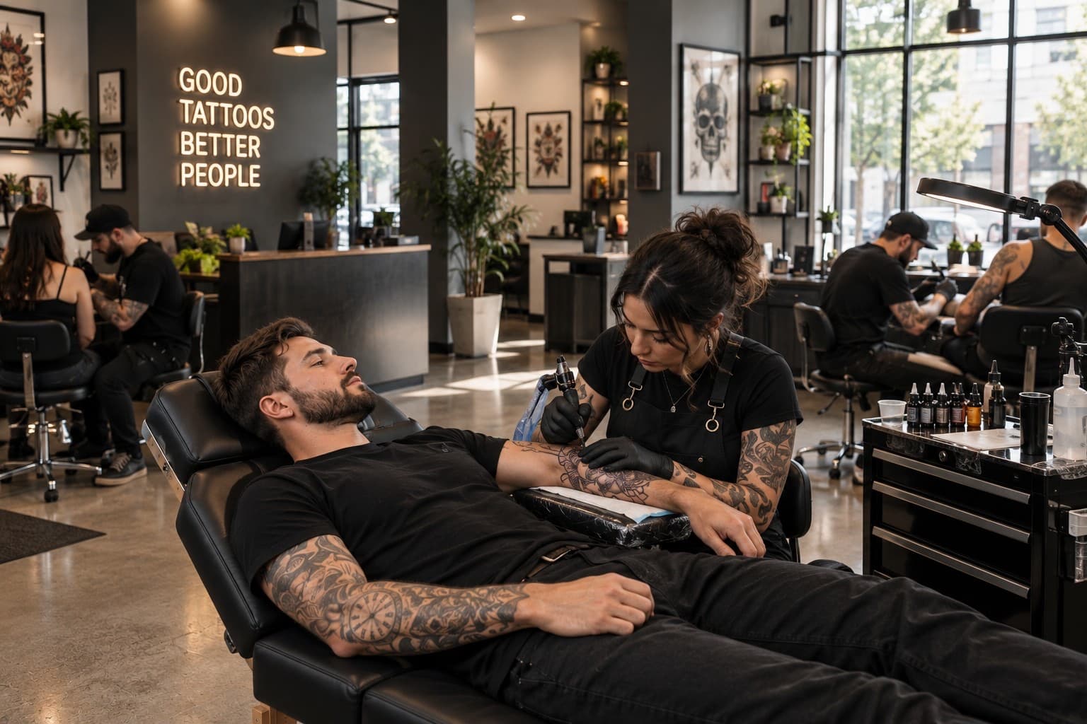 Tattoo and piercing shop